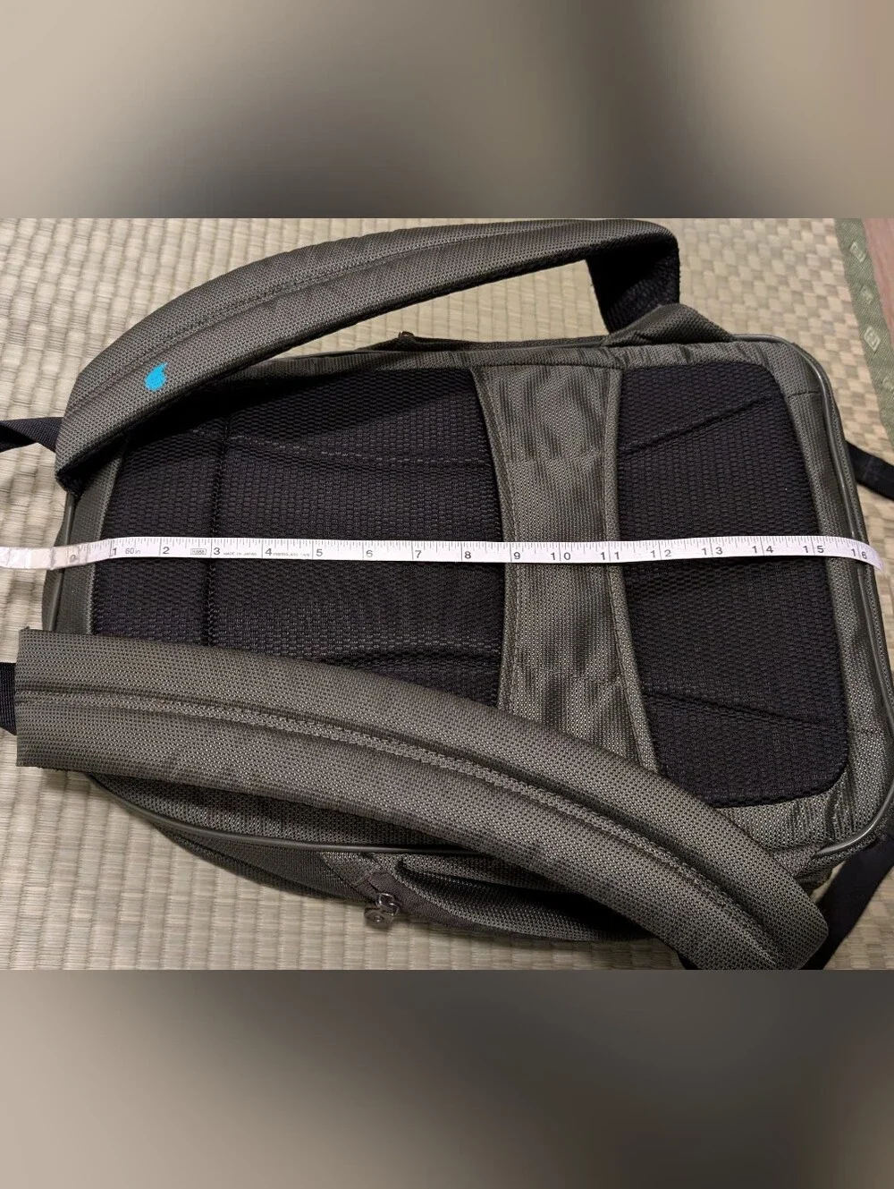 Tumi Tech Backpack w/ Luggage Passthrough in Green